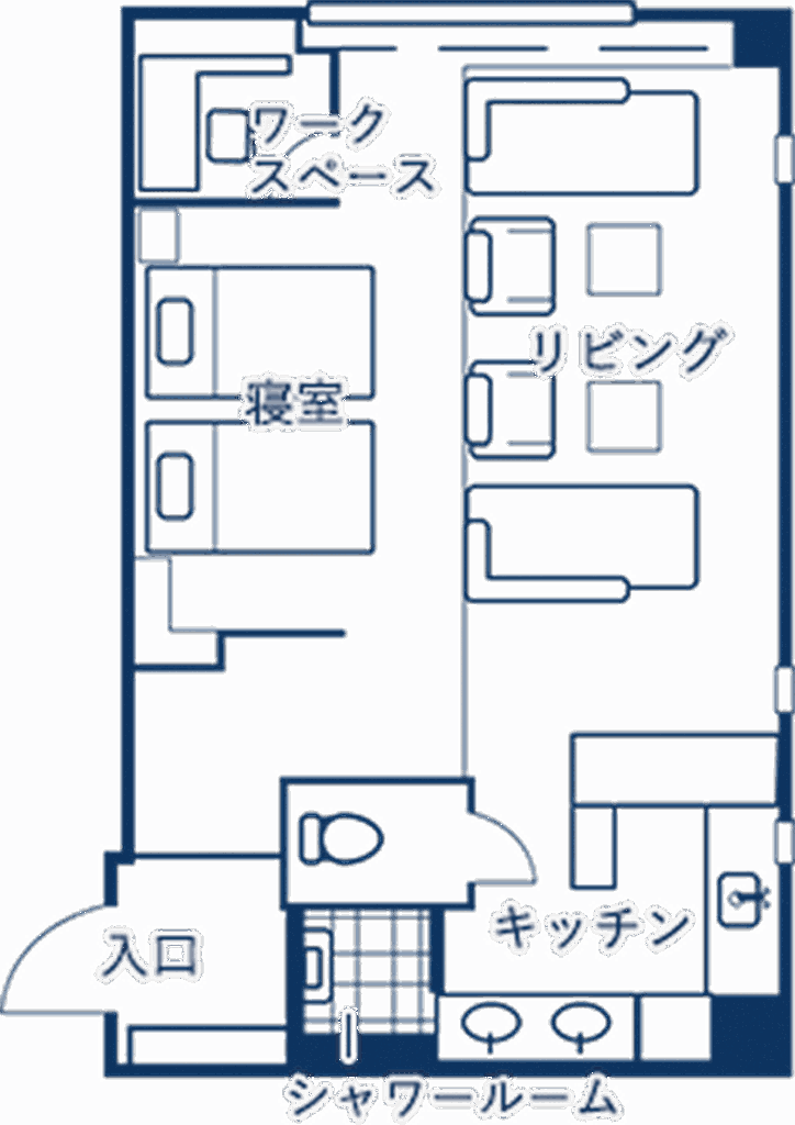 展望風呂付きコーナーデラックス