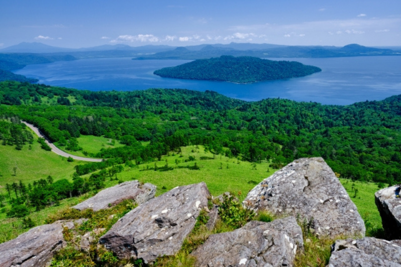 美幌峠展望台からの景色