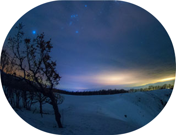 雪あかりのナイトツアー